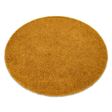 Teppich SOFFI Kreis shaggy 5cm gold