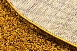 Teppich SOFFI Kreis shaggy 5cm gold