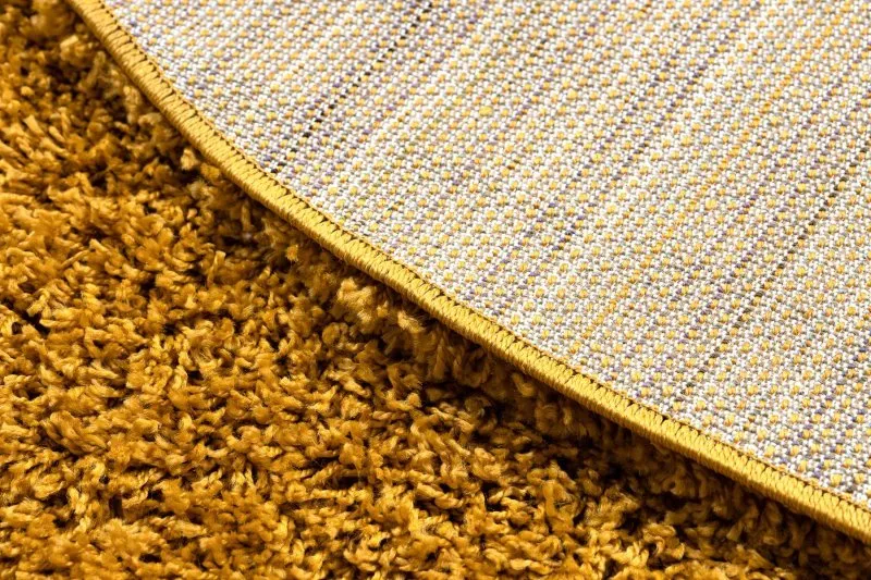 Teppich SOFFI Kreis shaggy 5cm gold