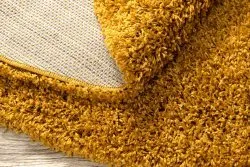 Teppich SOFFI Kreis shaggy 5cm gold