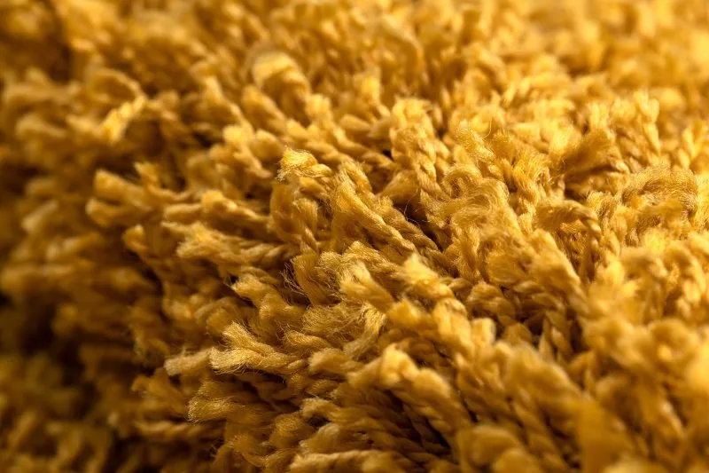Teppich SOFFI Kreis shaggy 5cm gold