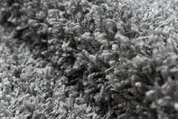 Teppich SOFFI Kreis shaggy 5cm grau