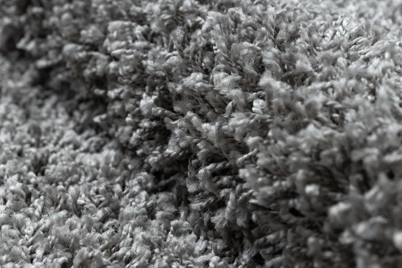 Teppich SOFFI Kreis shaggy 5cm grau