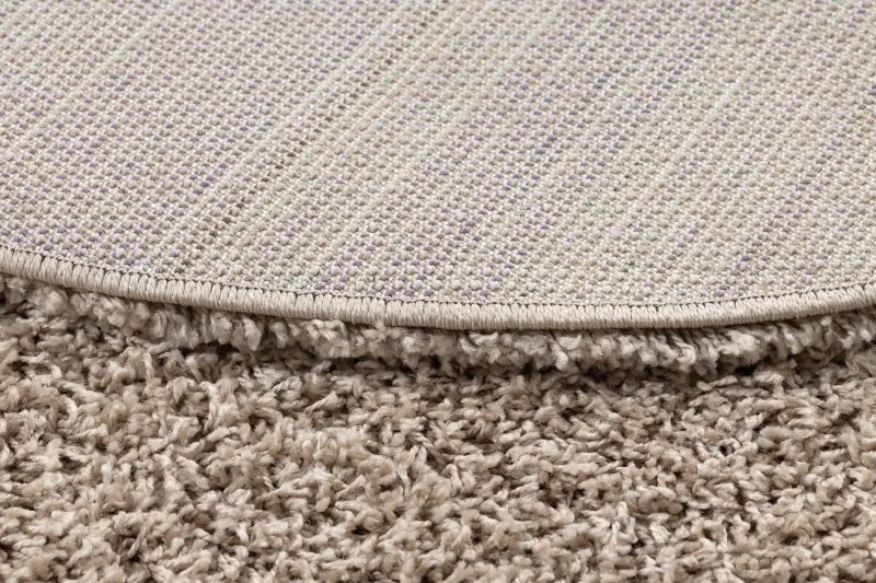 Teppich SOFFI Kreis shaggy 5cm beige