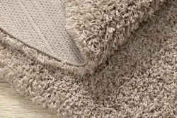 Teppich SOFFI Kreis shaggy 5cm beige