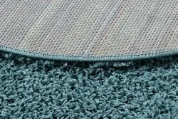 Teppich SOFFI Kreis shaggy 5cm blau