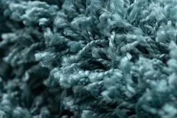 Teppich SOFFI Kreis shaggy 5cm blau