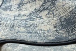 Teppich Wolle NAIN vintage 7591/50911 dunkelblau / beige