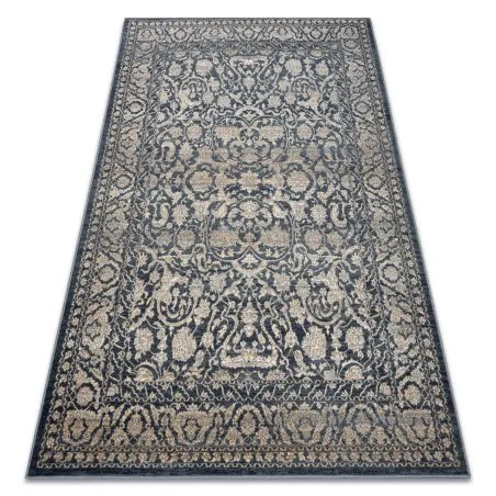 Teppich Wolle NAIN Ornament vintage 7557/51944 beige / dunkelblau