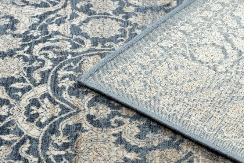 Teppich Wolle NAIN Ornament vintage 7557/51944 beige / dunkelblau