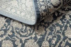 Teppich Wolle NAIN Ornament vintage 7557/51944 beige / dunkelblau
