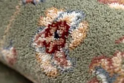 Teppich Wolle NAIN Ornament, Rahmen 7338/51088 grün / beige