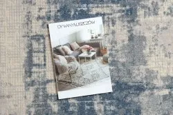 Teppich Wolle NAIN vintage 7005/51955 beige / dunkelblau