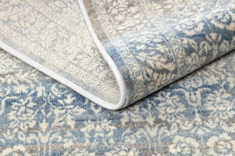 Teppich Wolle NAIN Ornament vintage 7594/51955 beige / blau