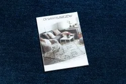 Nowoczesny dywan do prania LATIO 71351090 granatowy