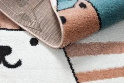 Teppich FUN Gatti für Kinder, Katzen Tiere rosa