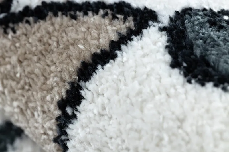 Teppich FUN Hop für Kinder, Hopse, Tiere schwarz