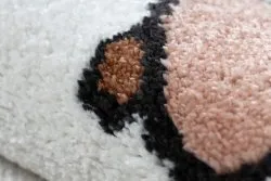 Teppich FUN Hop für Kinder, Hopse, Tiere grün