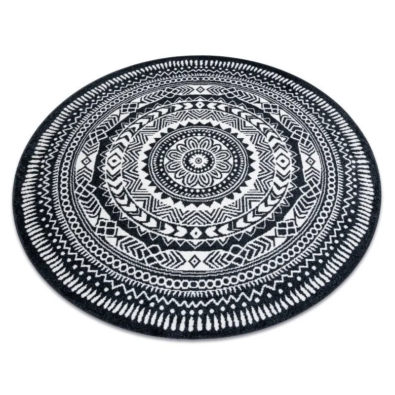 Teppich FUN Land Napkin Serviette Kreis - schwarz