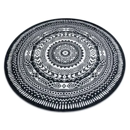Teppich FUN Land Napkin Serviette Kreis - schwarz