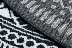 Teppich FUN Land Napkin Serviette Kreis - schwarz