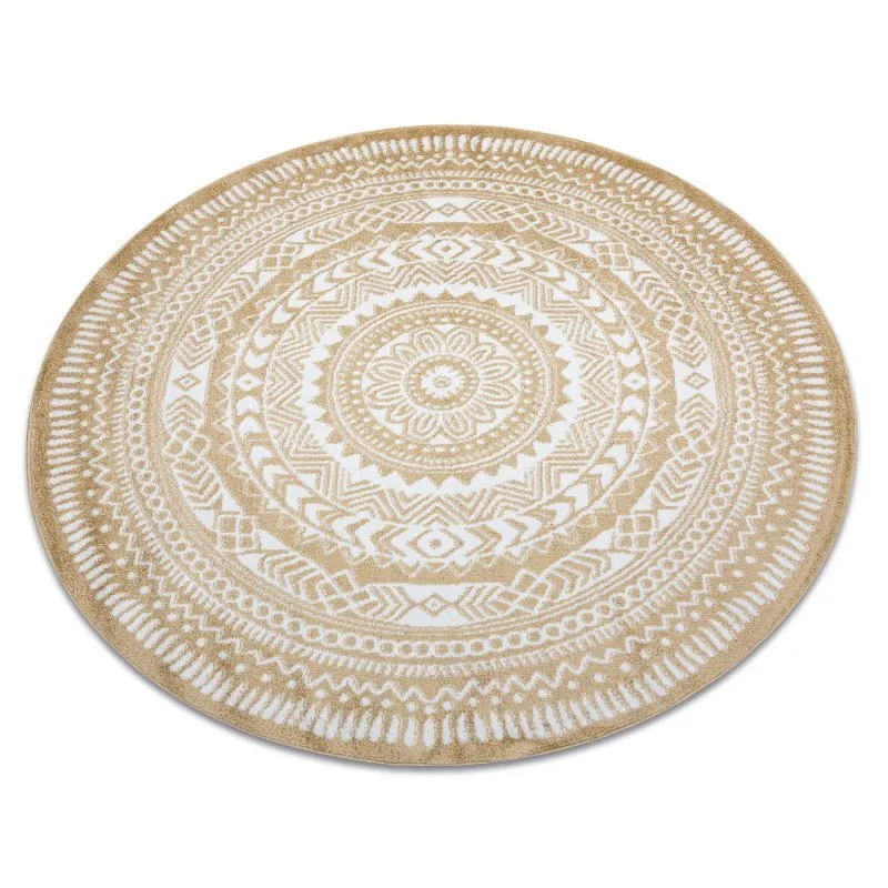 Teppich FUN Land Napkin Serviette Kreis - gold