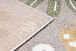 Teppich FUN Africa für Kinder, Tiere, Afrika beige
