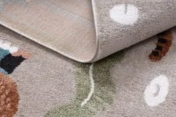 Teppich FUN Africa für Kinder, Tiere, Afrika beige