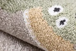 Teppich FUN Dino für Kinder, Dinosaurier beige