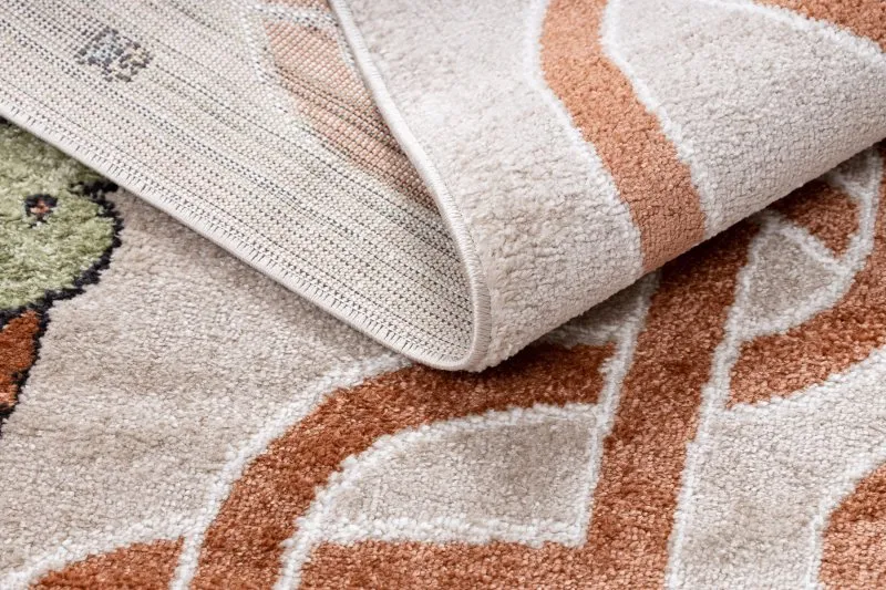 Teppich FUN Honey für Kinder, Bär, Bienen beige