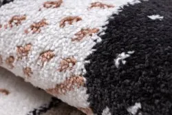 Teppich FUN Tops für Kinder, Berge, Gipfel creme