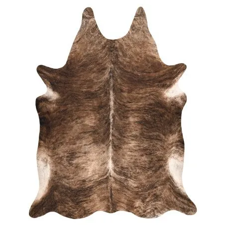 Teppich künstliches Rindsleder, Kuh G5068-1 Braun Leder