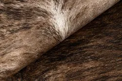 Teppich künstliches Rindsleder, Kuh G5068-1 Braun Leder