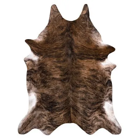 Teppich künstliches Rindsleder, Kuh G5072-1 Braun Leder