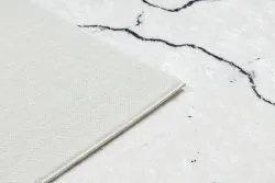 ANDRE 1126 Waschteppich Marmor, griechisch Anti-Rutsch - weiß / gold