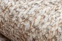 ANDRE 1577 Waschteppich Fischgrät Anti-Rutsch - beige