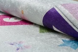 BAMBINO 1075 Waschteppich Himmel, Zahlen für Kinder Anti-Rutsch - grün