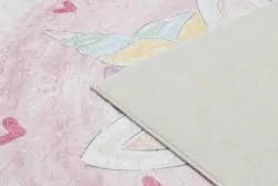 BAMBINO 1128 Waschteppich Einhorn für Kinder Anti-Rutsch - creme