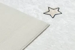 BAMBINO 1278 Waschteppich Weltraum, Rakete für Kinder Anti-Rutsch - creme