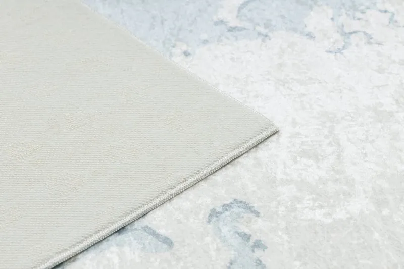 BAMBINO 1163 Waschteppich Weltkarte, welt für Kinder Anti-Rutsch - blau