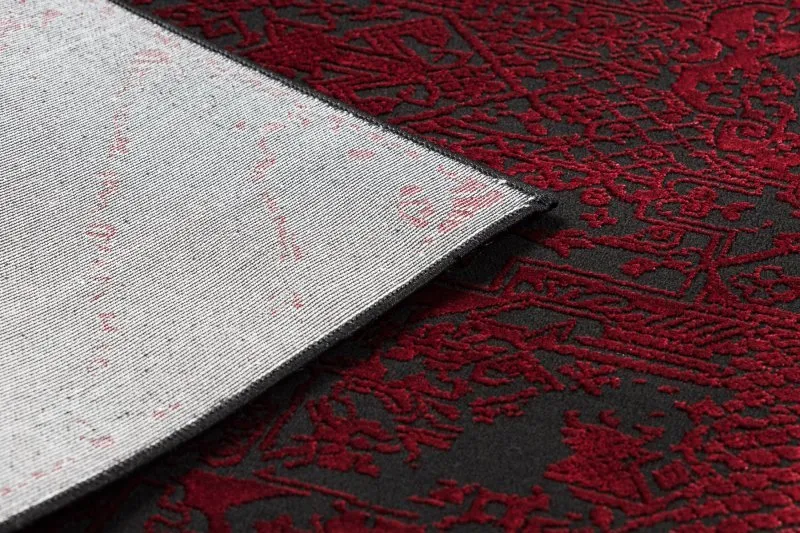 Modern VINCI 1524 Teppich Ornament vintage - Strukturell rot