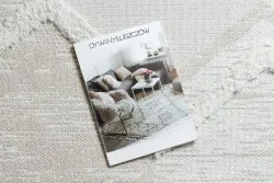 Teppich ÖKO SISAL MOROC 22314 Rauten, Zickzack, boho Franse - strukturell beige / creme