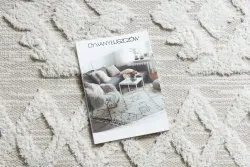 Teppich ÖKO SISAL MOROC 22319 Rauten boho Franse - strukturell beige / creme