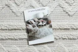 Teppich ÖKO SISAL MOROC 22322 Rauten, Linien, boho Franse - strukturell beige / creme