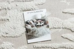 Teppich ÖKO SISAL MOROC 22331 Abstraktion boho Franse - strukturell beige / creme
