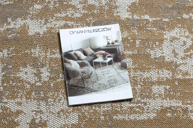 Teppich CASA ÖKO SISAL Boho vintage 2809 sahne / gelb