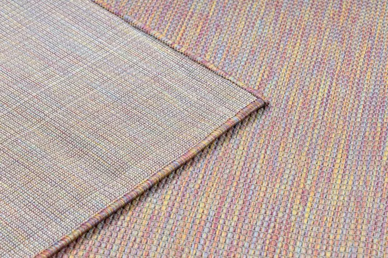 Teppich SISAL PATIO 2778 flach gewebt rosa / blau / beige