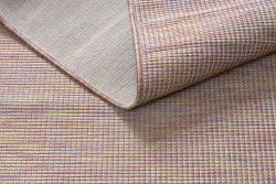 Teppich SISAL PATIO 2778 flach gewebt rosa / blau / beige