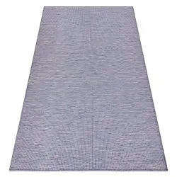 Teppich SISAL PATIO flach gewebt blau / rosa / beige