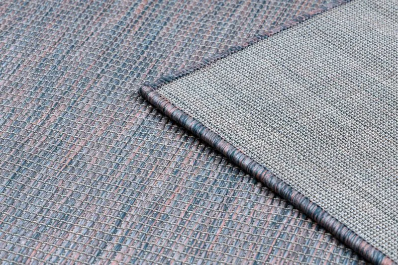 Teppich SISAL PATIO 2778 flach gewebt blau / rosa / beige